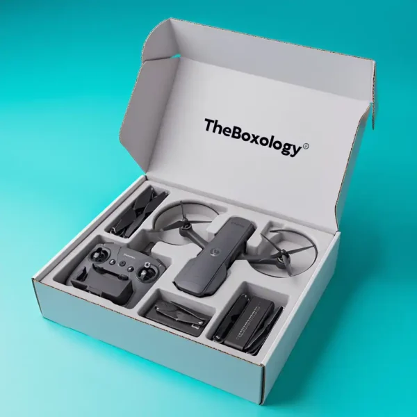 Durable and stylish custom drone packaging boxes for professional use.