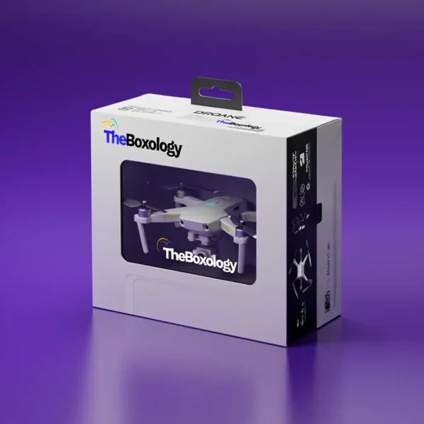Modern custom drone packaging boxes with innovative protective design.