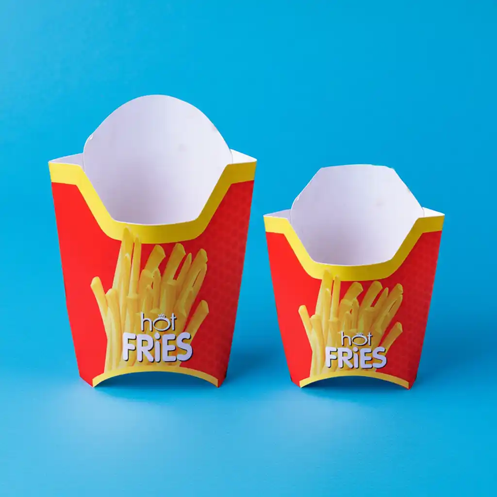printed french fries boxes