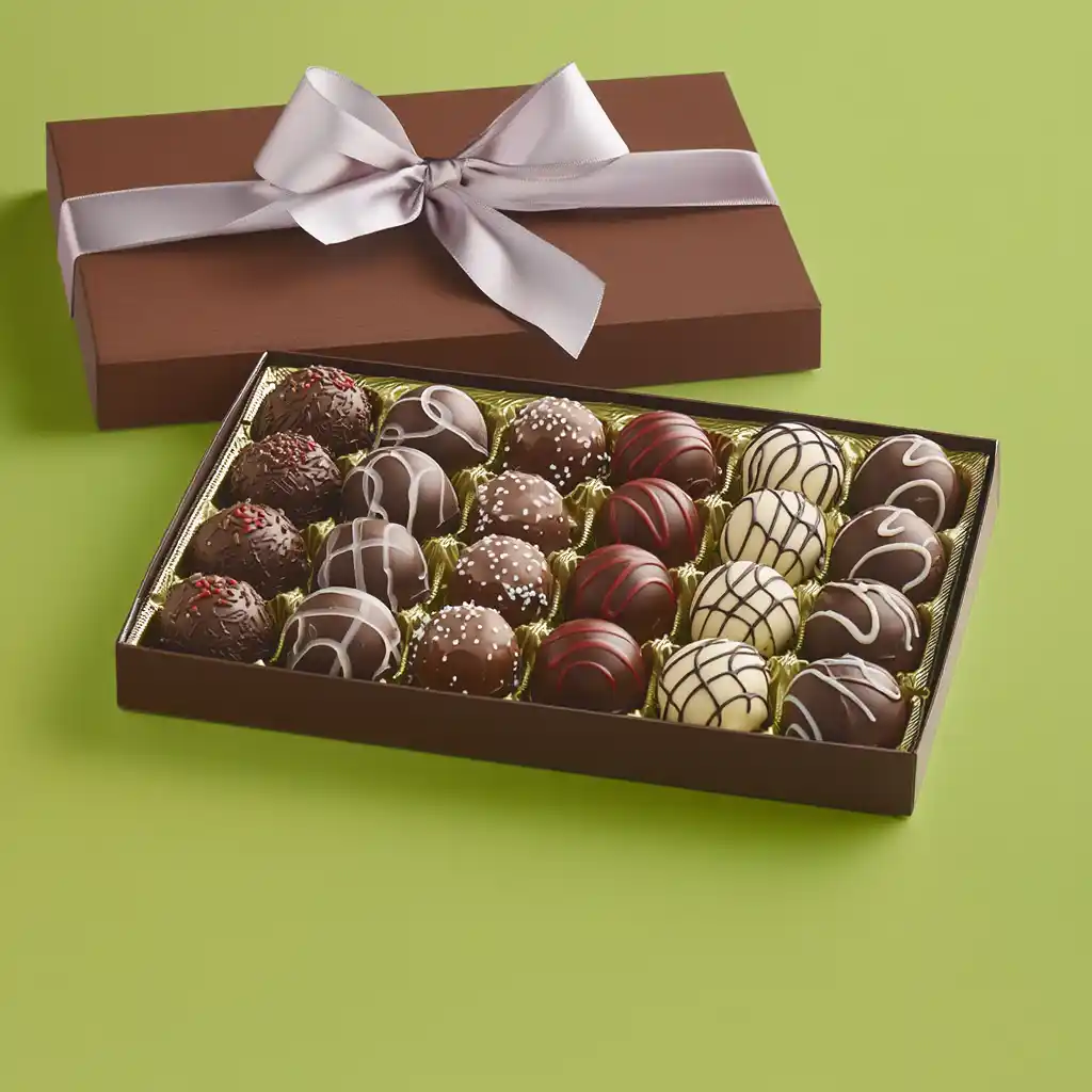 printed truffles boxes
